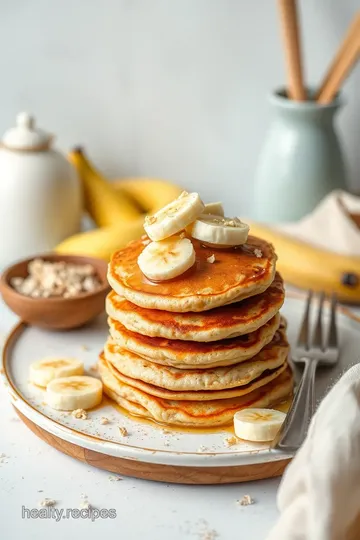 Fluffy Banana Oatmeal Pancakes: Quick & Delicious ingredients