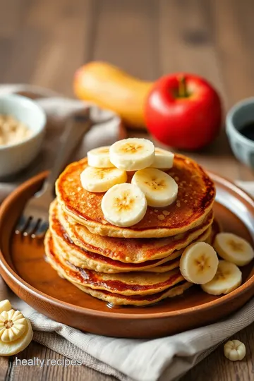 Fluffy Banana Oatmeal Pancakes: Quick & Delicious presentation