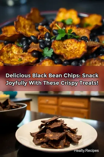 Delicious Black Bean Chips: Snack Joyfully with These Crispy Treats!
