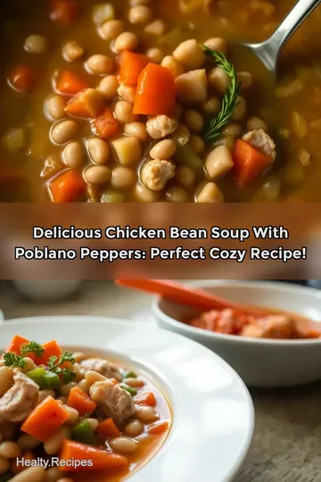 Delicious Chicken Bean Soup with Poblano Peppers: Perfect Cozy Recipe!