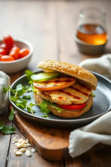 Grilled Chicken Salad Sandwich Melt ingredients