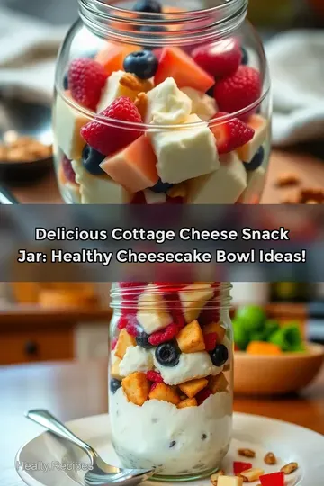 Delicious Cottage Cheese Snack Jar: Healthy Cheesecake Bowl Ideas!