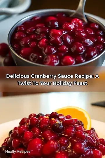 Delicious Cranberry Sauce Recipe: A Twist to Your Holiday Feast