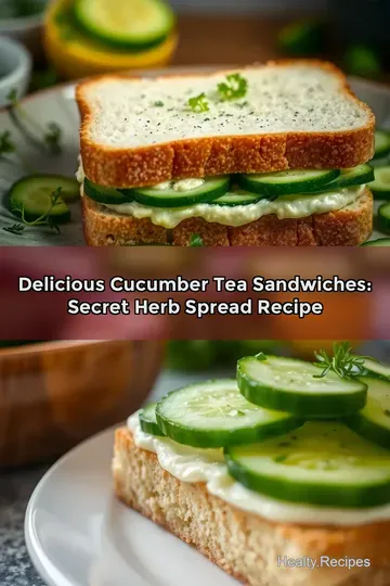 Delicious Cucumber Tea Sandwiches: Secret Herb Spread Recipe