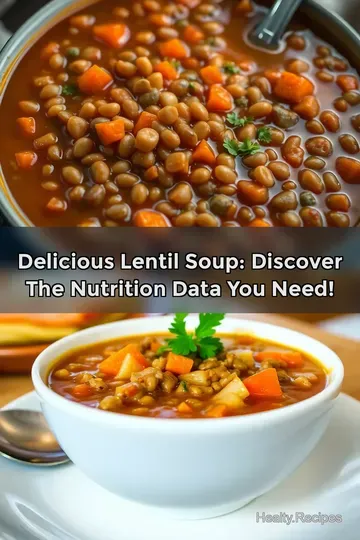 Delicious Lentil Soup: Discover the Nutrition Data You Need!