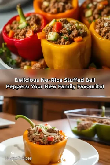Delicious No-Rice Stuffed Bell Peppers: Your New Family Favourite!