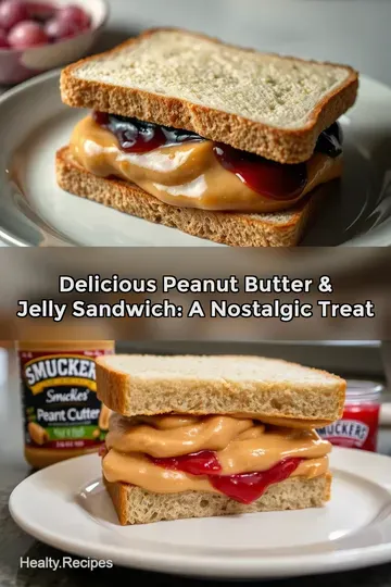 Delicious Peanut Butter & Jelly Sandwich: A Nostalgic Treat