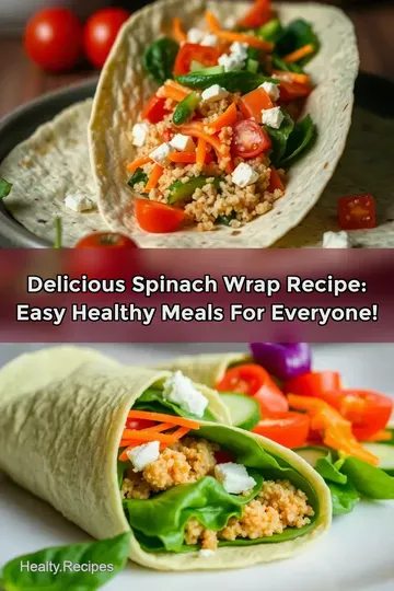 Delicious Spinach Wrap Recipe: Easy Healthy Meals for Everyone!