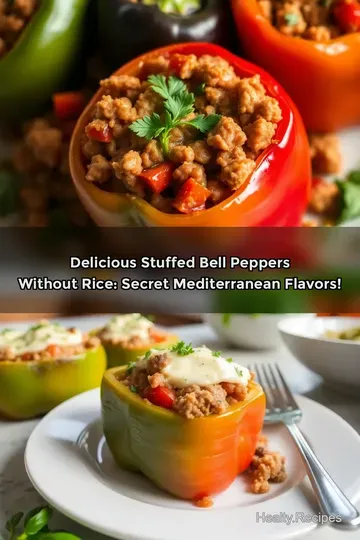 Delicious Stuffed Bell Peppers Without Rice: Secret Mediterranean Flavors!