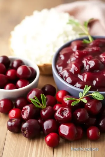 Delicious Sugar-Free Keto Cranberry Sauce ingredients