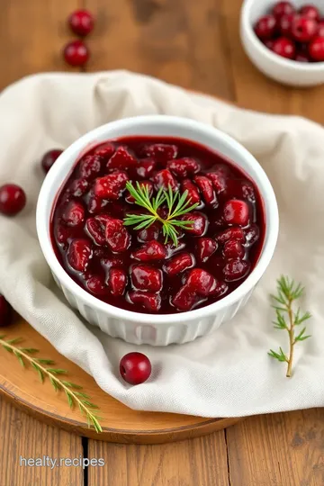 Delicious Sugar-Free Keto Cranberry Sauce presentation