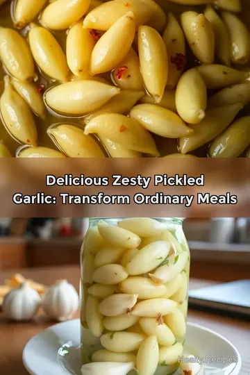 Delicious Zesty Pickled Garlic: Transform Ordinary Meals