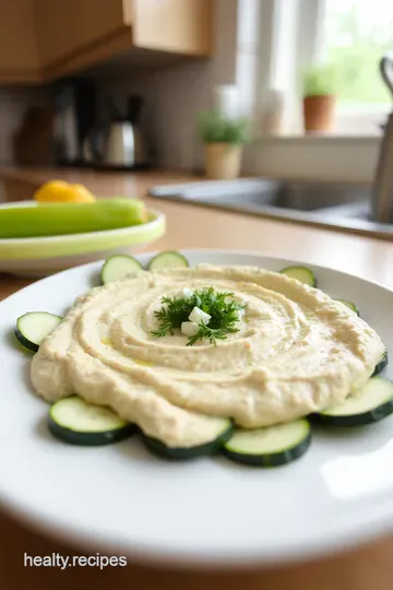 Deliciously Easy Feta Zucchini Dip steps