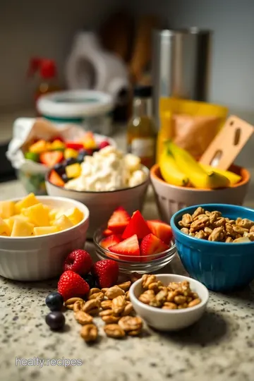 Deliciously Nutritious Cottage Cheese Snack Jar ingredients