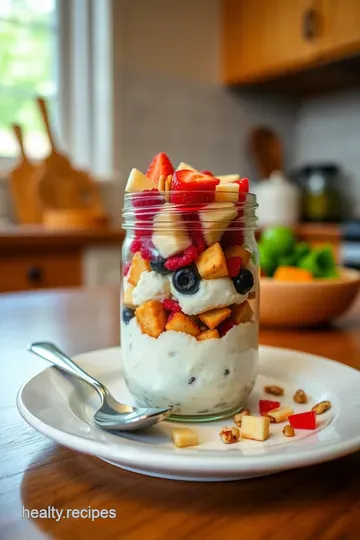 Deliciously Nutritious Cottage Cheese Snack Jar steps