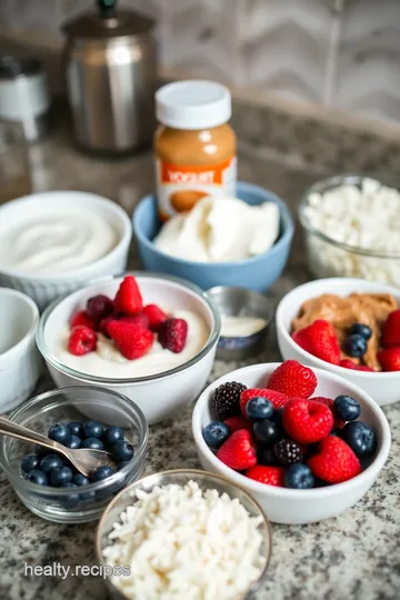 Easy Peanut Butter Yogurt Bark ingredients