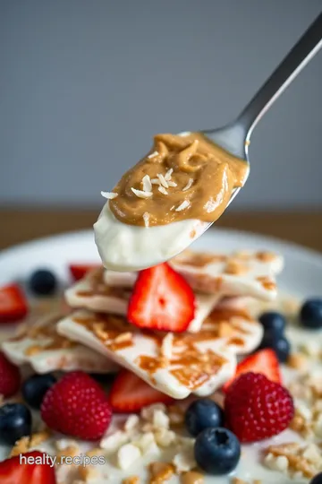 Easy Peanut Butter Yogurt Bark presentation