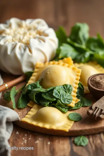 Quick & Delicious Boiled Spinach Ravioli ingredients