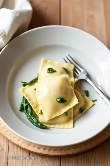 Quick & Delicious Boiled Spinach Ravioli steps