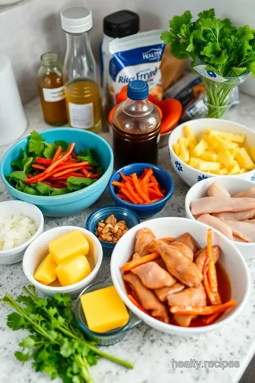 Easy Teriyaki Chicken Stir-Fry ingredients