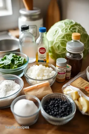 Coal Miner’s Sauerkraut ingredients