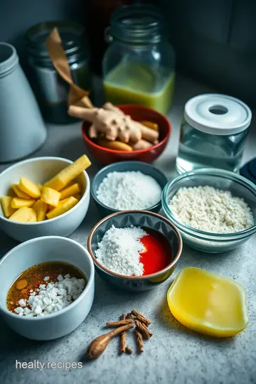 Fiery Ginger Syrup: Sweet and Spicy Elixir ingredients