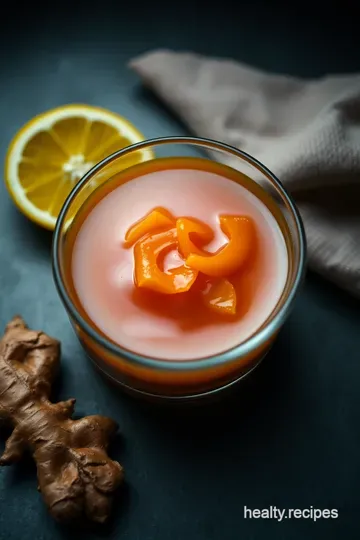 Fiery Ginger Syrup: Sweet and Spicy Elixir presentation