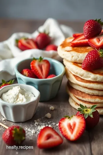 Fluffy Strawberry Pancakes in 25 Minutes ingredients