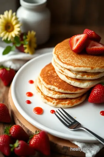 Fluffy Strawberry Pancakes in 25 Minutes presentation