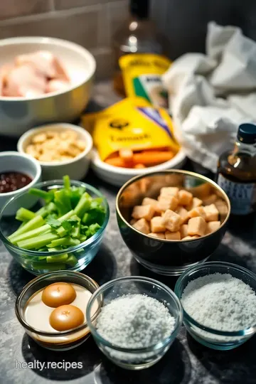 Gluten-Free Soy Sauce Stir-Fried Chicken ingredients