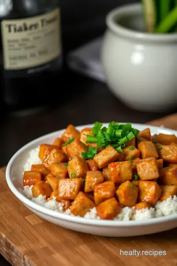 Gluten-Free Soy Sauce Stir-Fried Chicken presentation