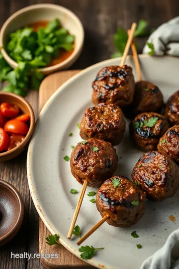 Grilled Ground Lamb Kofta Skewers steps