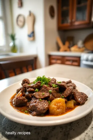 Healthy Braised Brisket with Root Vegetables steps