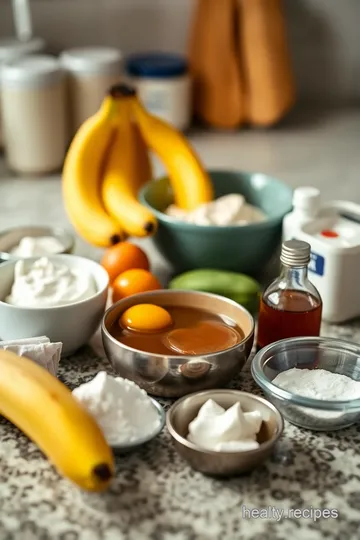 Healthy Breakfast Banana Cake ingredients