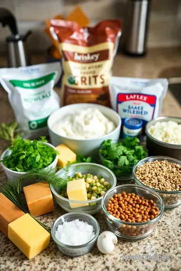 Hearty Herbed Grits Bowl for Diabetics ingredients