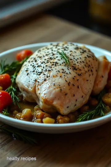 Herb-Roasted Fresh Turkey Breast Recipe presentation