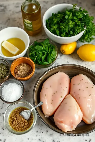 Herbed Lemon Chicken Medallions ingredients