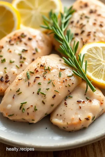 Herbed Lemon Chicken Medallions presentation