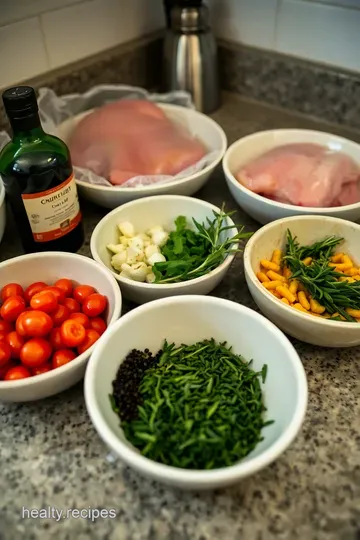 Homemade Low Salt Turkey Lunch Meat with Fresh Herbs ingredients
