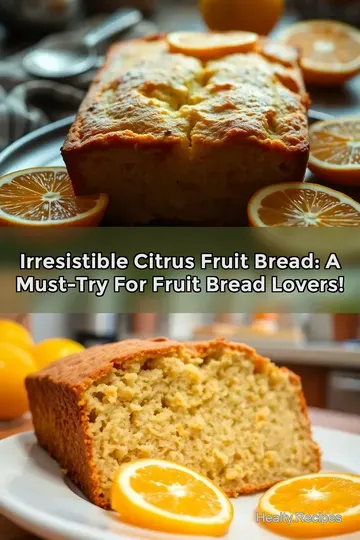 Irresistible Citrus Fruit Bread: A Must-Try for Fruit Bread Lovers!