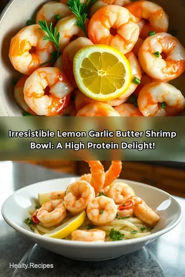 Irresistible Lemon Garlic Butter Shrimp Bowl: A High Protein Delight!