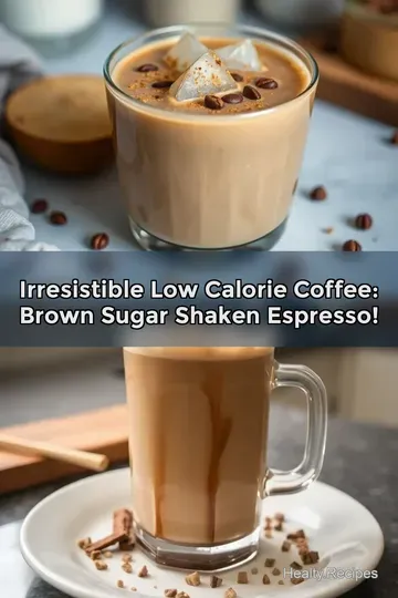 Irresistible Low Calorie Coffee: Brown Sugar Shaken Espresso!