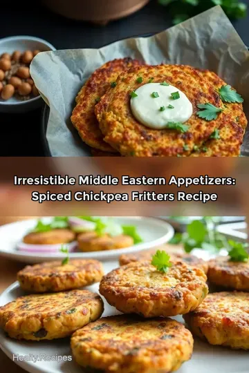 Irresistible Middle Eastern Appetizers: Spiced Chickpea Fritters Recipe