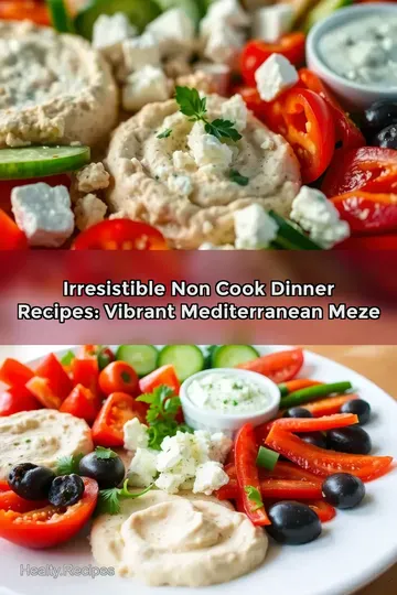 Irresistible Non Cook Dinner Recipes: Vibrant Mediterranean Meze