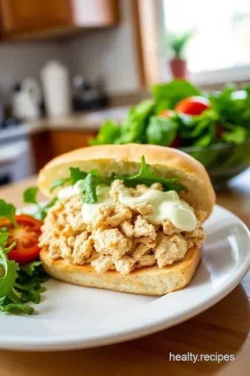 Juicy Rotisserie Chicken Sub with Herbed Mayo steps