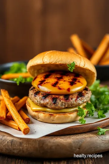 Juicy Turkey Burgers presentation