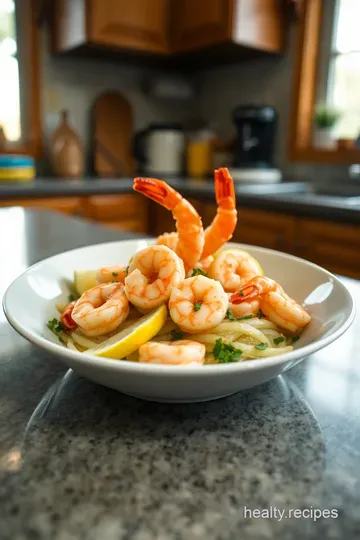 Lemon Garlic Butter Shrimp with Quinoa steps