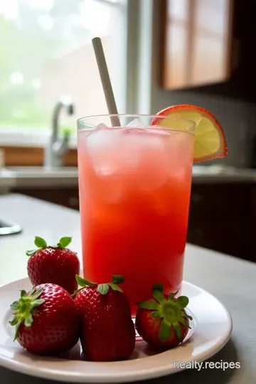 Lush Virgin Strawberry Margarita – No Booze All Bliss! steps