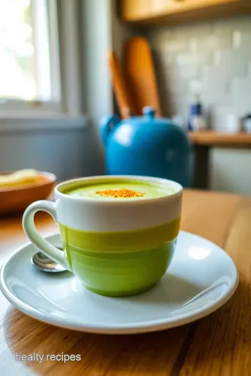 Matcha Golden Milk Bliss steps
