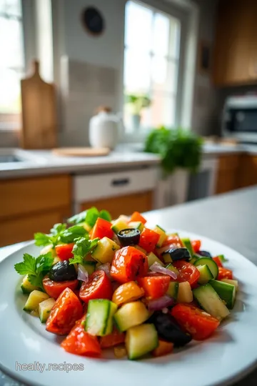 Mediterranean Delight: The Best Vegetable Salad steps